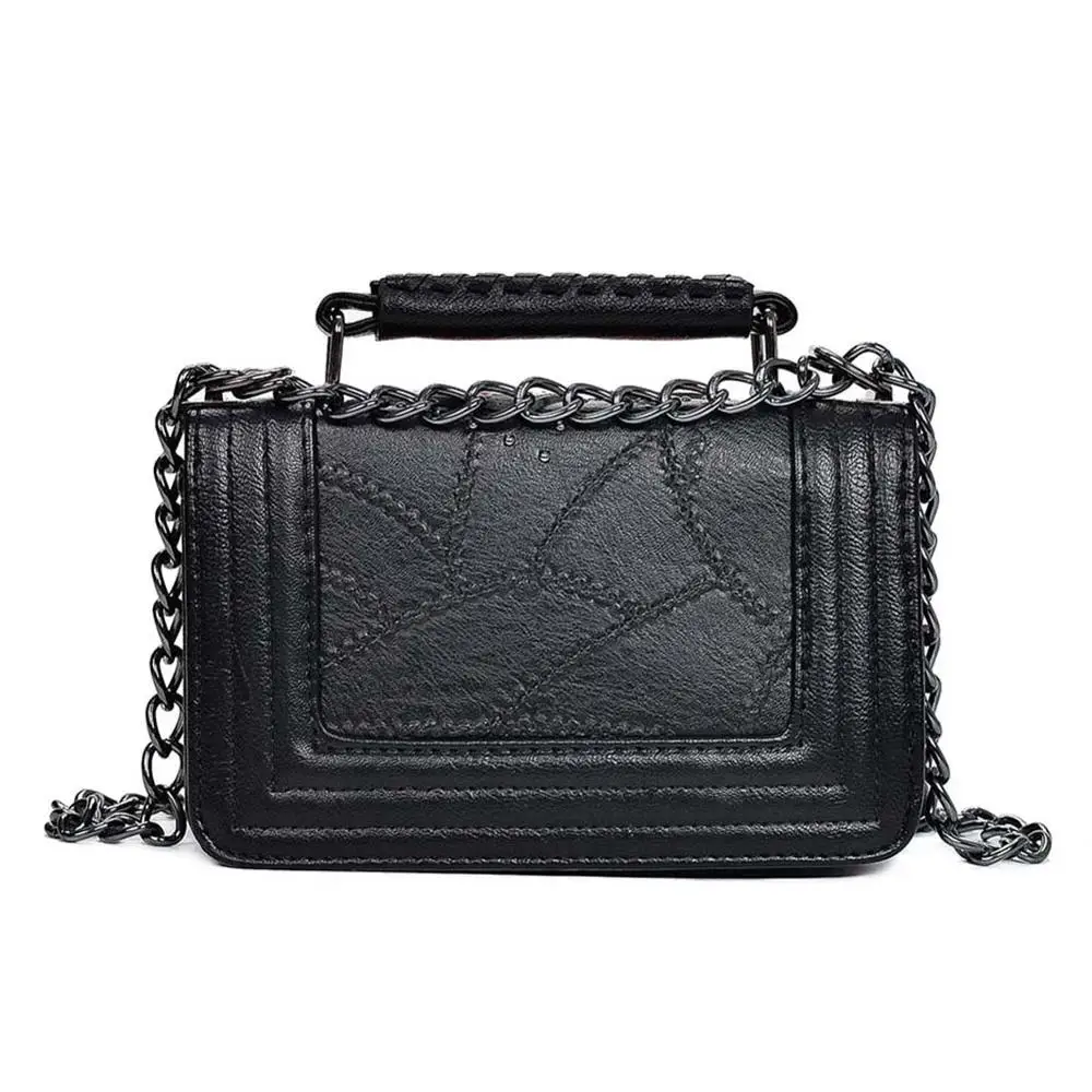 Сумка на плечо женская кожаная сумочка-тоут через с маленькой цепочкой роскошный