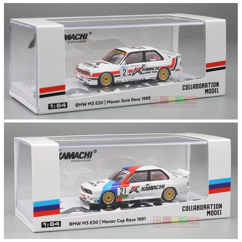 

Tarmac Works 1:64 1BMW M3 E30 Macao Cup 1989 cDiecast Collection of Simulation Alloy Car Model Children Toys