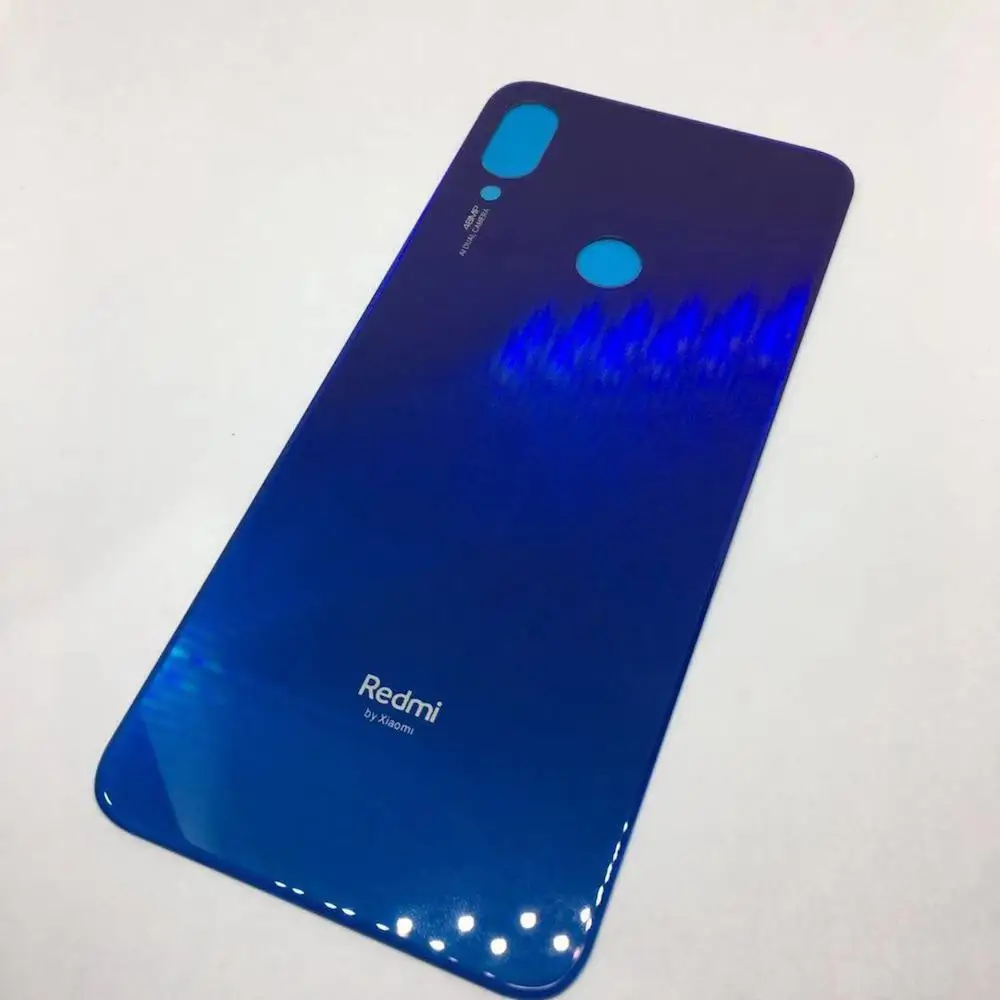 Для Xiaomi Redmi Note 7 Задняя стеклянная крышка батарейного отсека задняя дверь Корпус