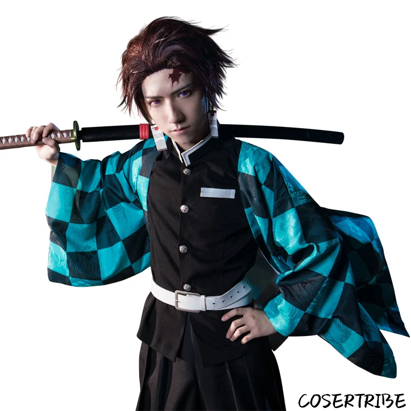 Аниме! Демон-убийца: Kimetsu no Yaiba Kamado Tanjirou Agatsuma Zenitsu Tomioka Giyuu Nezuko кимоно костюм для