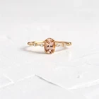 Женское кольцо с кристаллами, из серебра 925 пробы