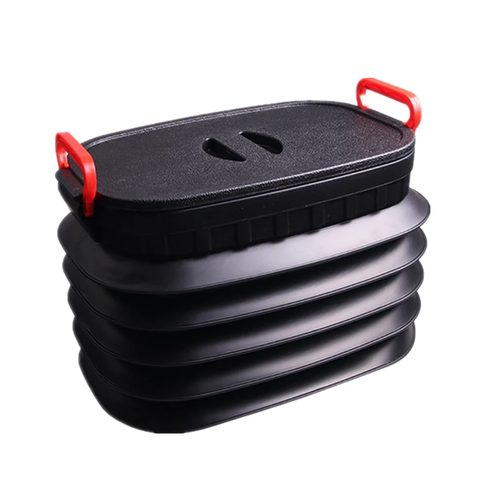 Пластиковый контейнер для мусора 1 шт. модный прочный выдвижной складной