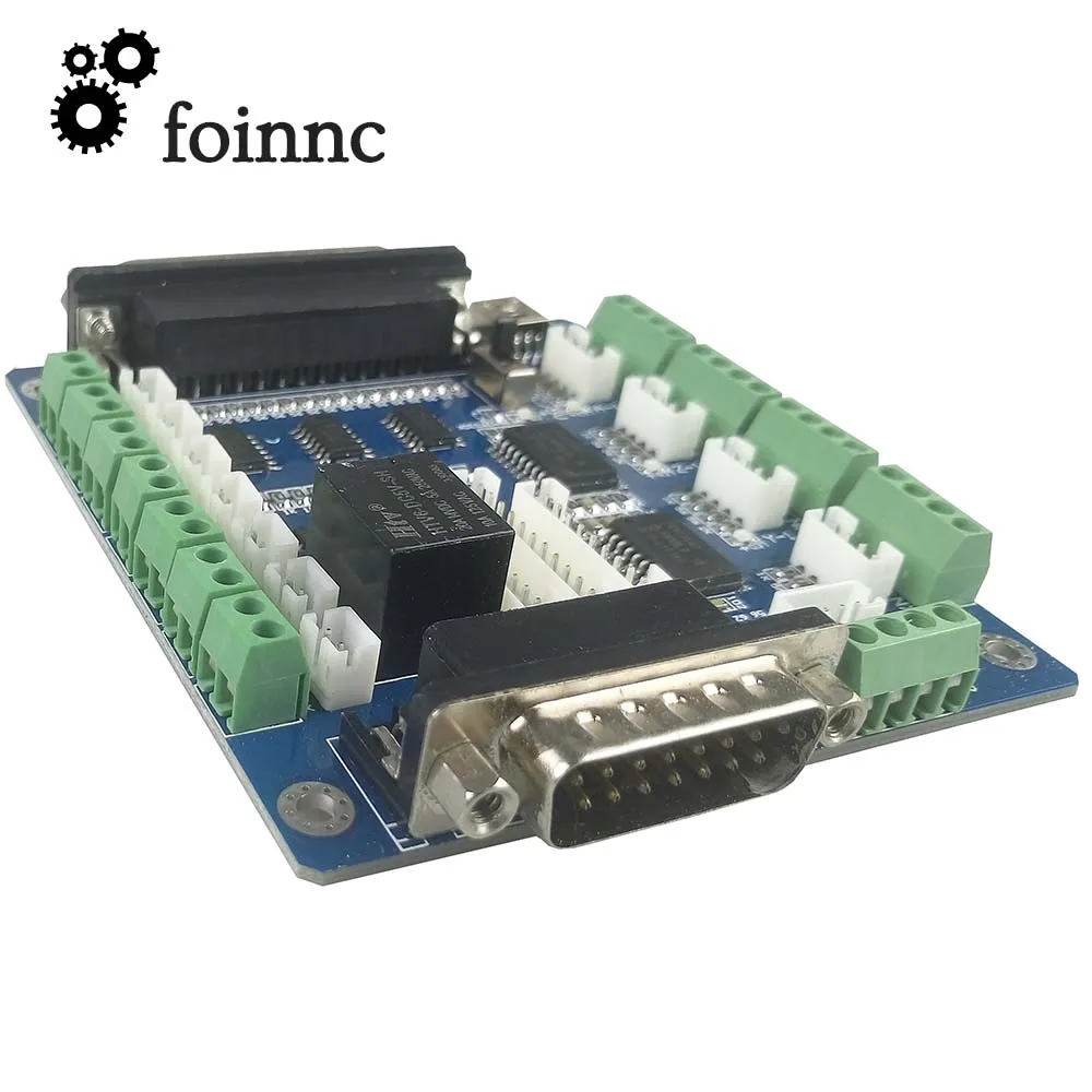 5 Axis Mach3 USB CNC Breakout плата контроллера для гравировального станка с 5-осевой