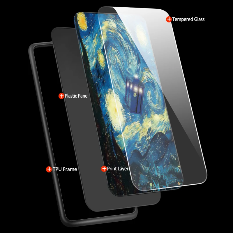 Закаленное стекло чехол для Xiaomi 6X5X8 9 SE A1 A2 Lite TPU чехол для телефона Redmi Note 4x 5A 6 7 Pro Prime противоударный жесткий чехол