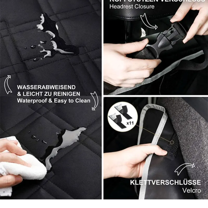 

Pet Car Trunk Mat Waterproof Oxford Cloth Dog Cat Back Cover Protector Carrying Pad Dog Carriers Car Protection Blanket