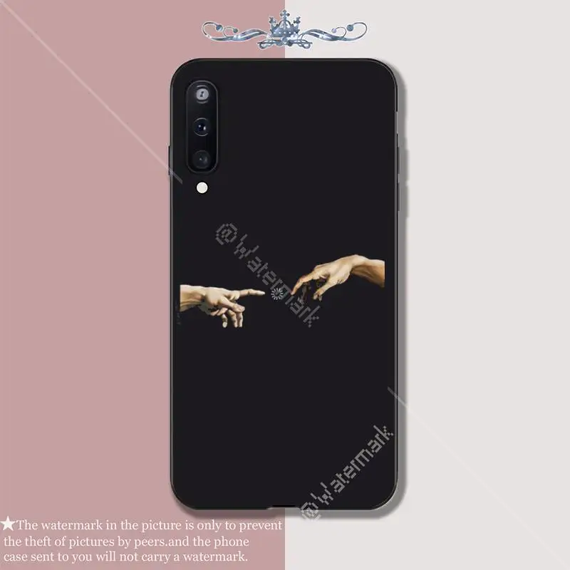 Чехол для Samsung Galaxy A 01 11 20 30 31 40 50 51 70 71 80 81 91 силиконовый чехол со статуей Давида Моны
