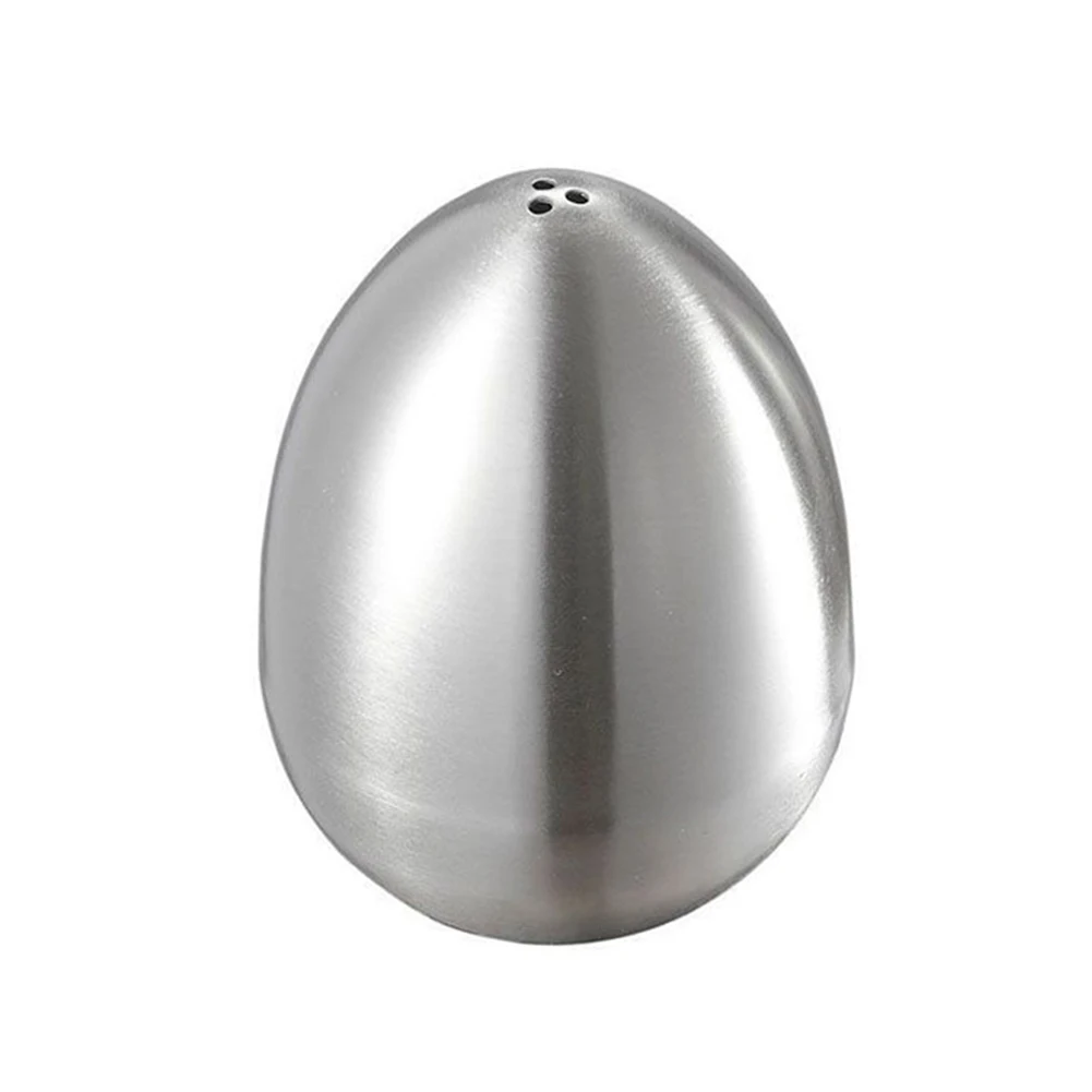 1 Or 3 Holes Stainless Steel Egg Shaped Cumin Spice Pepper Shaker Seasoning Bottle Kitchen Supplies Can Toothpick Jar Salt | Дом и сад