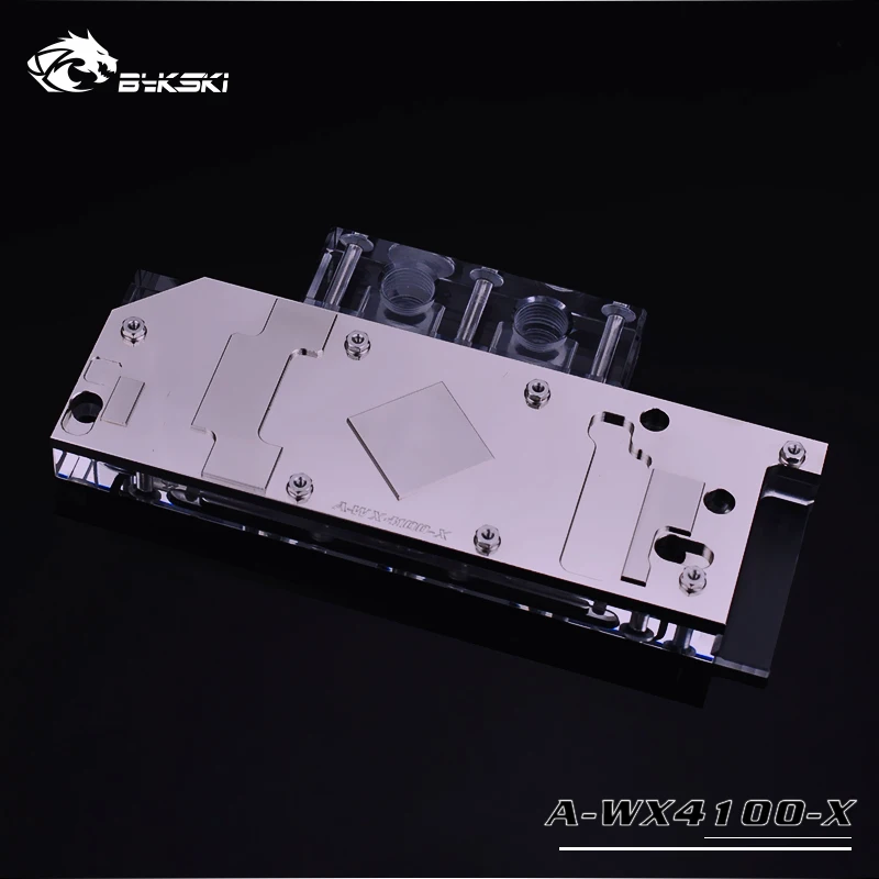 Bykski полный охват GPU водный блок для AMD Radeon Pro WX 4100 4 Гб видеокарта A WX4100 X|Жидкостные