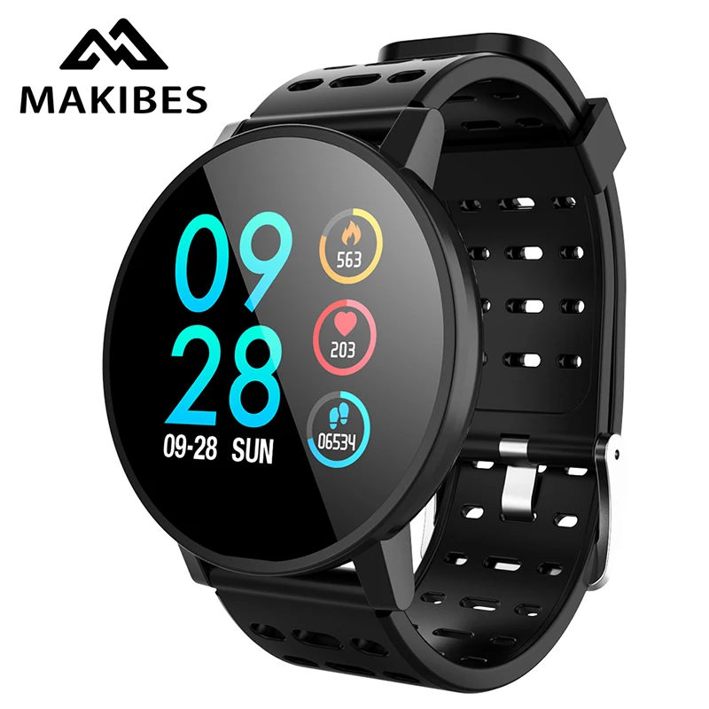Makibes T3 Смарт-часы IP67 водонепроницаемый деятельности Фитнес трекер HR крови кислородом артериального давления часы Для мужчин женские умные часы PK V11