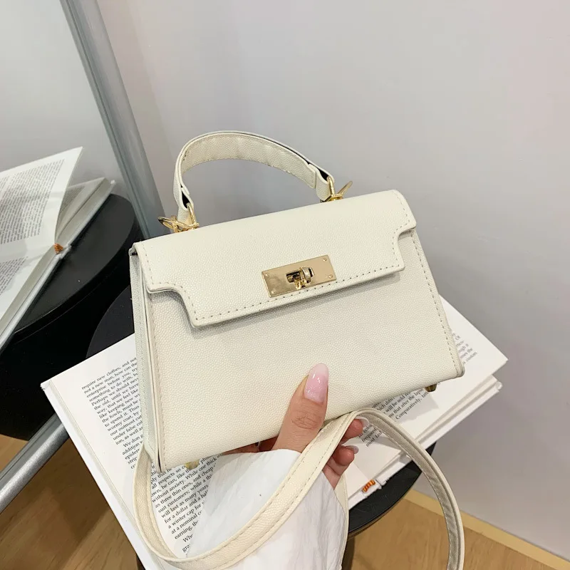 

Женская сумка Bag2022, новая дизайнерская Портативная сумка Kelly, винтажная однотонная сумка через плечо, Женская квадратная сумка, брендовая су...