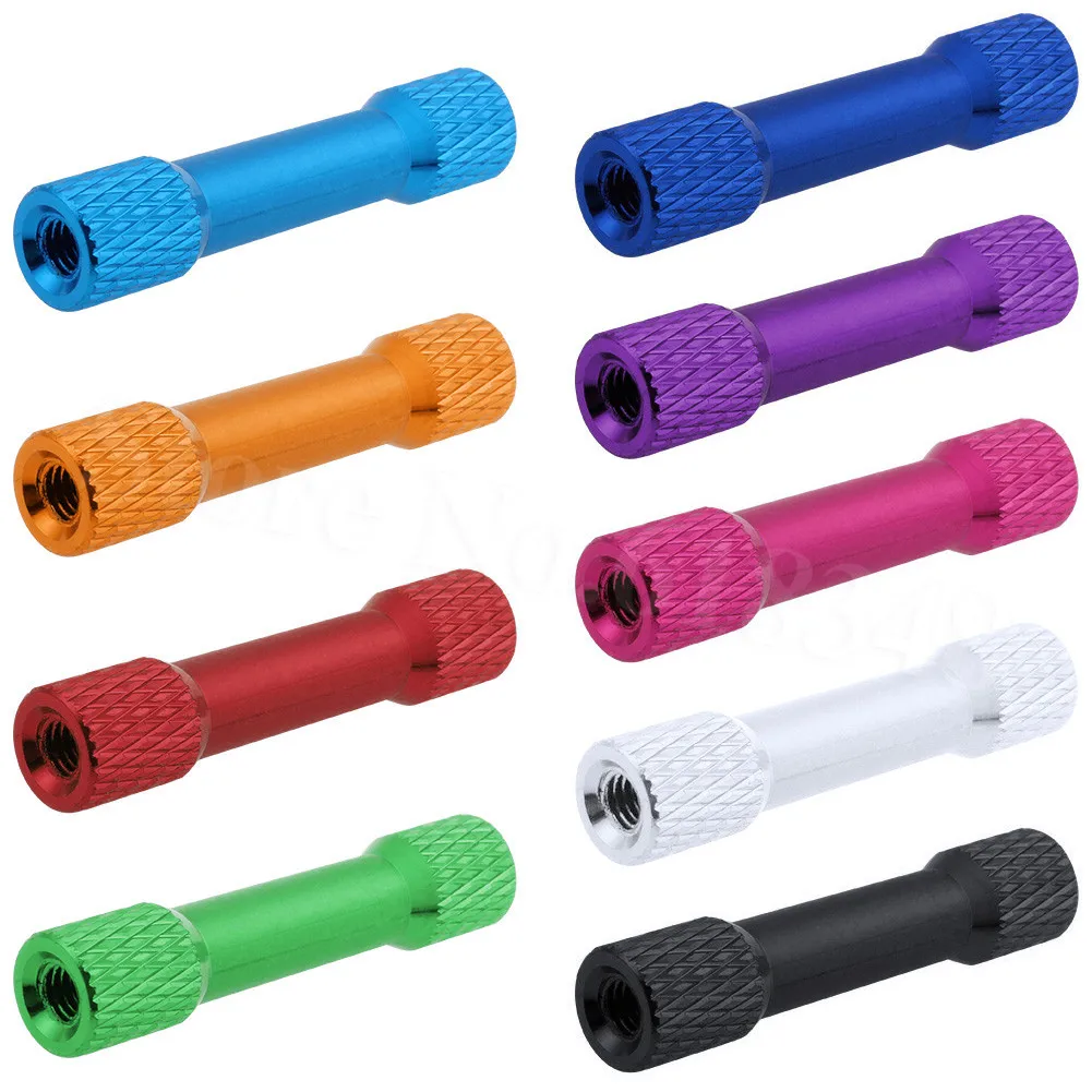 8 шт./лот m3x28 мм промежуточные опоры из алюминиевого сплава Женская-Женская для