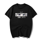 Футболка мужская с коротким рукавом Hunter X Hunter, повседневная тенниска с рисунком аниме дьявольский глаз, майка, одежда