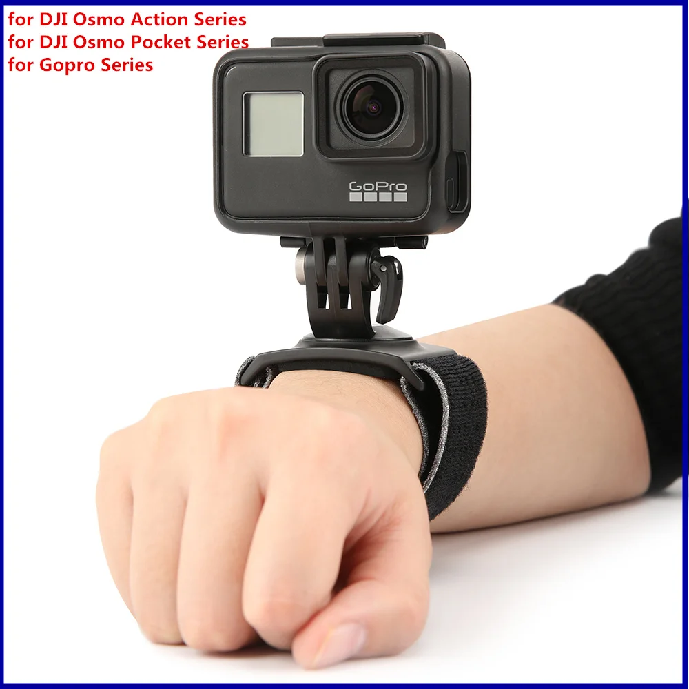 Ручной и наручный ремешок PGYTECH Action2 для DJI OSMO Pocket 2 экшн-Камера GoPro с вращением на 360