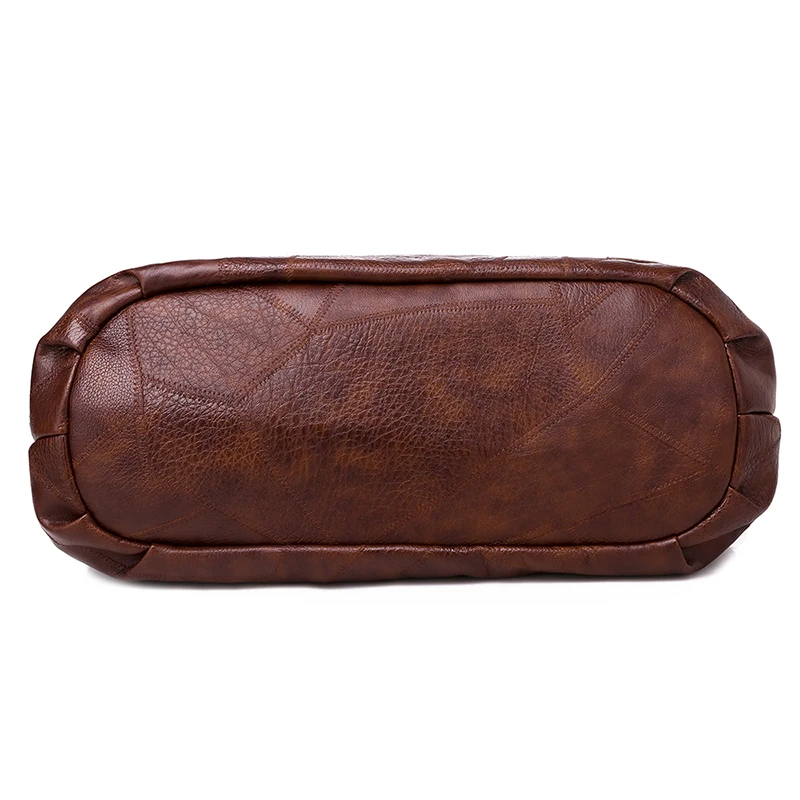 Дизайнерские коричневые женские кожаные сумки Классическая большая сумка-хобо