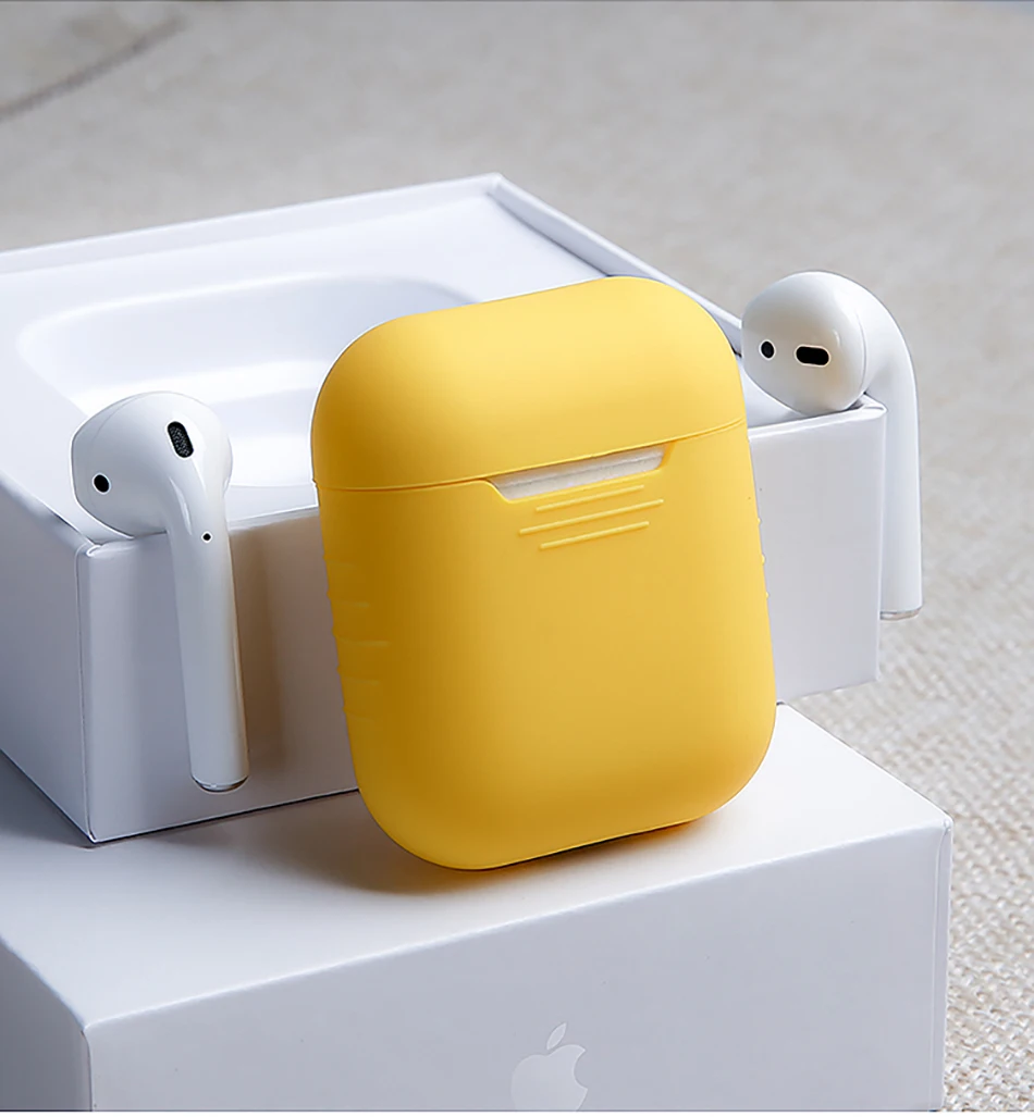 Силиконовый чехол для Apple Airpods для Air Pods чехол s для Airpods Pro Bluetooth наушники кожаный чехол для наушников Аксессуары