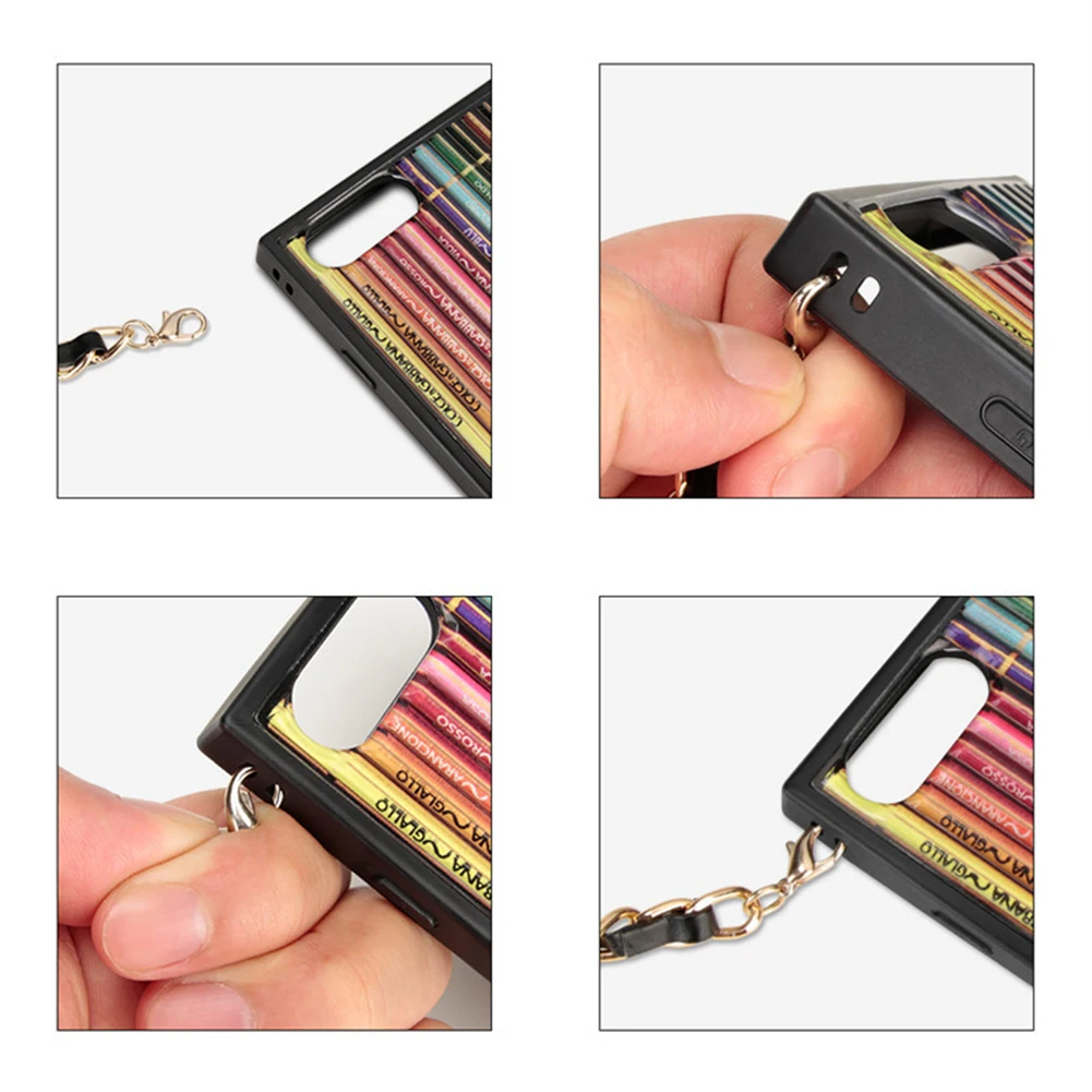 Мягкий ТПУ ремешок-держатель чехол для телефона iPhone X XS XR MAX 6 6S 7 8 Plus Радуга Ручка