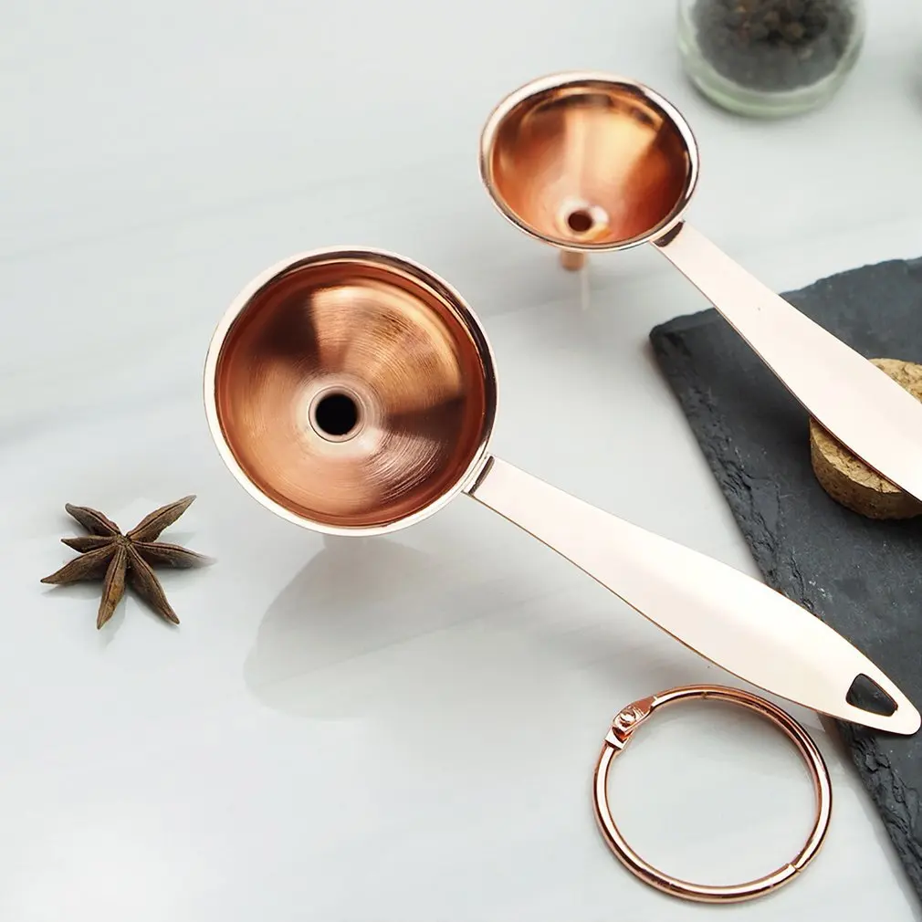 

Multi-purpose Stainless Steel Wide Mouth Canning Funnel Salad Dressing Funnel Oil Leak Hopper Filter Kitchen Cooking Tools