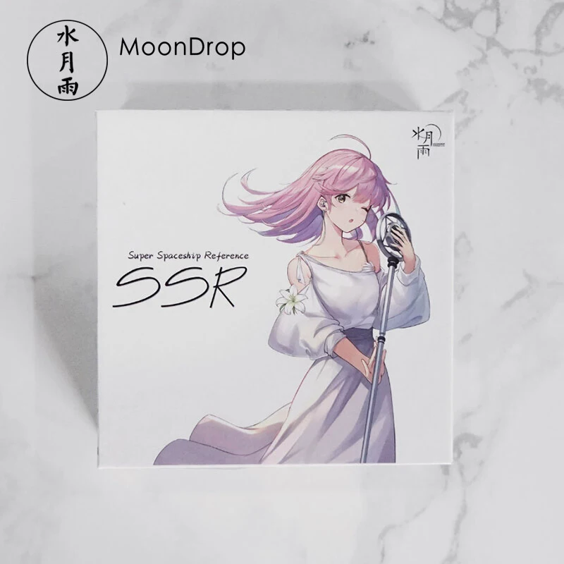 

Original For Moondrop SSR In-Ear Earphones Super Spaceship Reference Headphones Dynamic Driver Earbuds with Detachable Cable