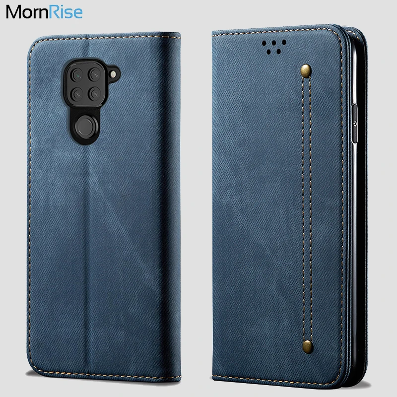 Чехол бумажник для Xiaomi Redmi Note 9 Магнитный чехол книжка с откидной крышкой