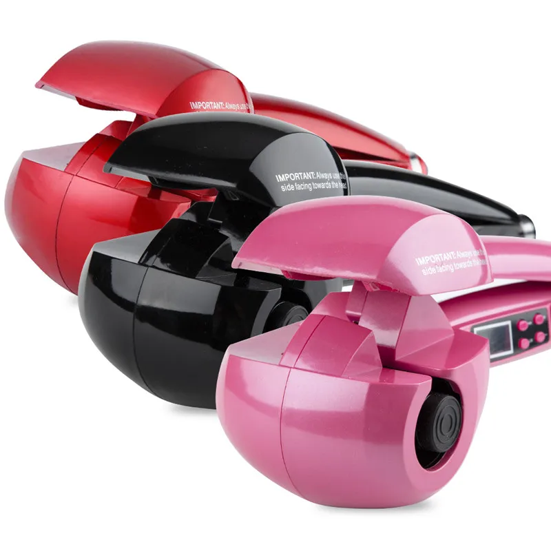 Профессиональные новые ЖК Автоматические щипцы для завивки волос Инструменты