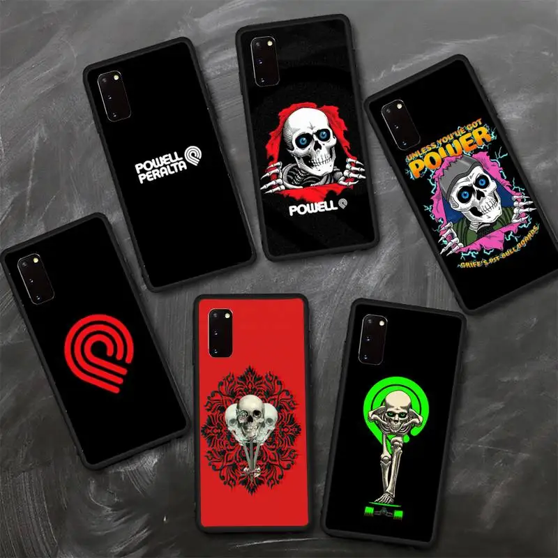 

Powell Peralta Phone Case for Samsung A71 A80 A91 A01 A02 A11 A12 A21 A21S A31 soft cover shell