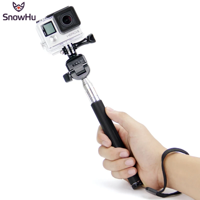 Аксессуары SnowHu для Gopro Выдвижная селфи палка телескопического монопода адаптер