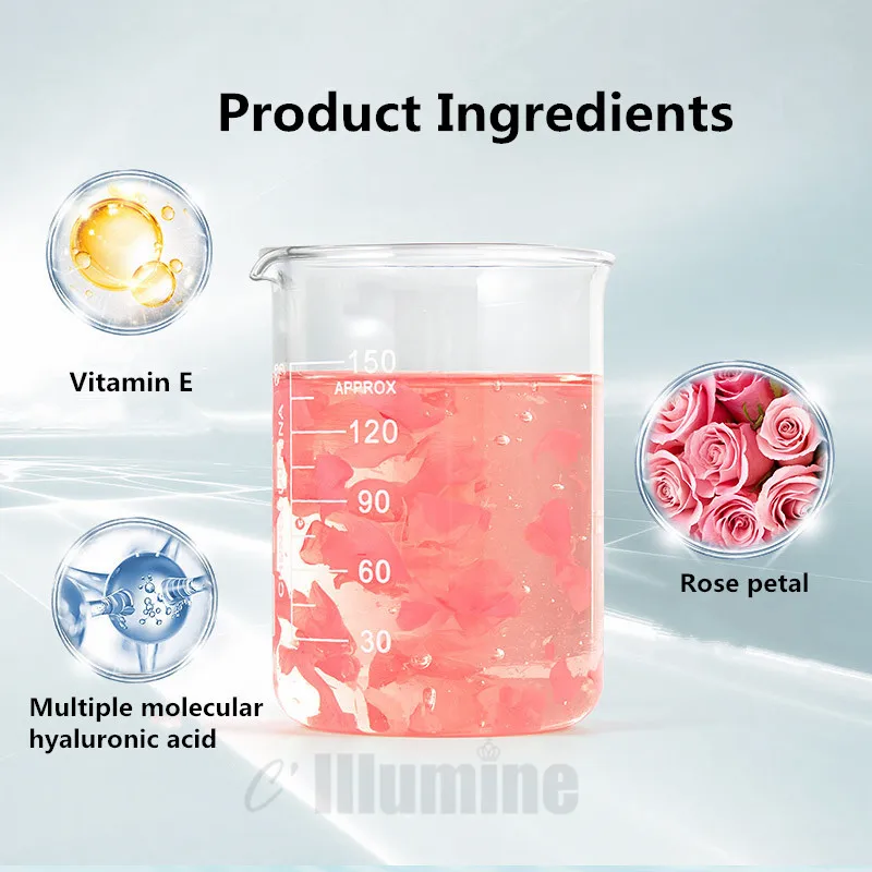 Эссенция с лепестками роз 1000 мл эссенция для лица пополнение воды Осветление