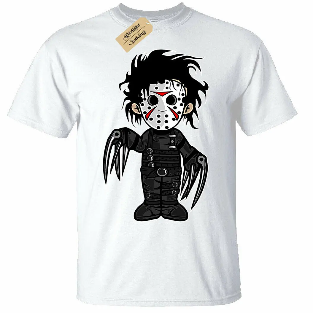 Эдварда Футболка Мужская s готические ножницы Хэллоуин Мужчины Женщины унисекс