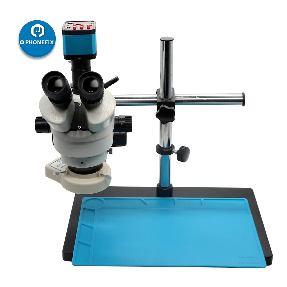 

Профессиональный тринокулярный микроскоп с 3,5x-90X стерео зумом, с тепловой подставкой, 0,5x 2.0X, Вспомогательный объектив