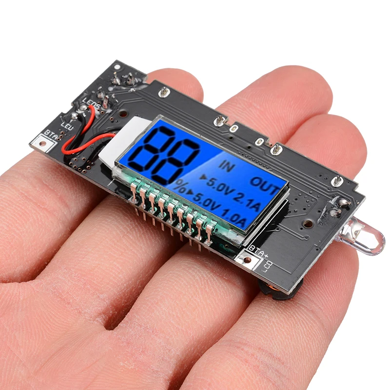 Высокое качество двойной USB 5V 1A 2.1A мобильный Мощность банка 18650 Батарея Зарядное устройство PCBA материнская плата Мощность модуль аксессуары