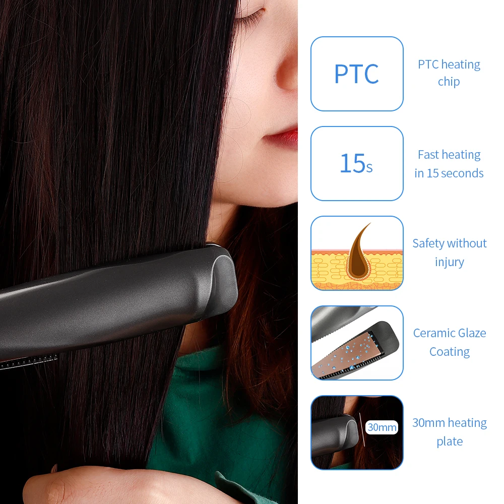 Профессиональные электрические щипцы для завивки волос 2 в 1 выпрямитель