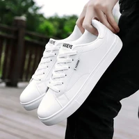 new stylish shoes white leather sneakers men vulcanize shoes students sneakers low top teenager boy waterproof sneakers man 2021
