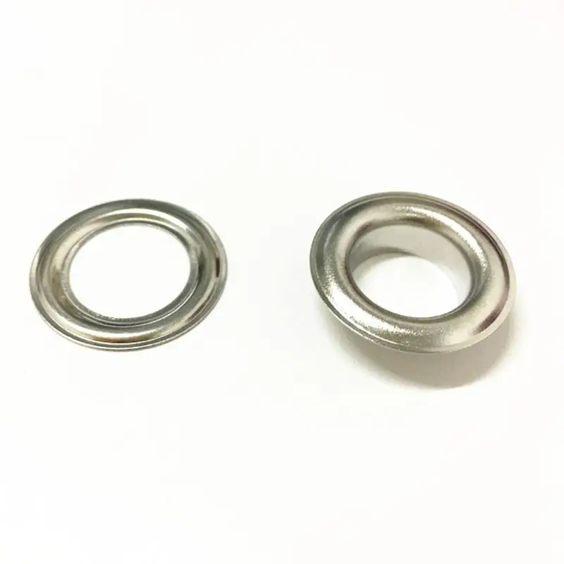 

10mm Inner Diameter Grommet Setting Tool Kit 100 Set Silver Copper Grommets Eyelets with Transparent Storage Box