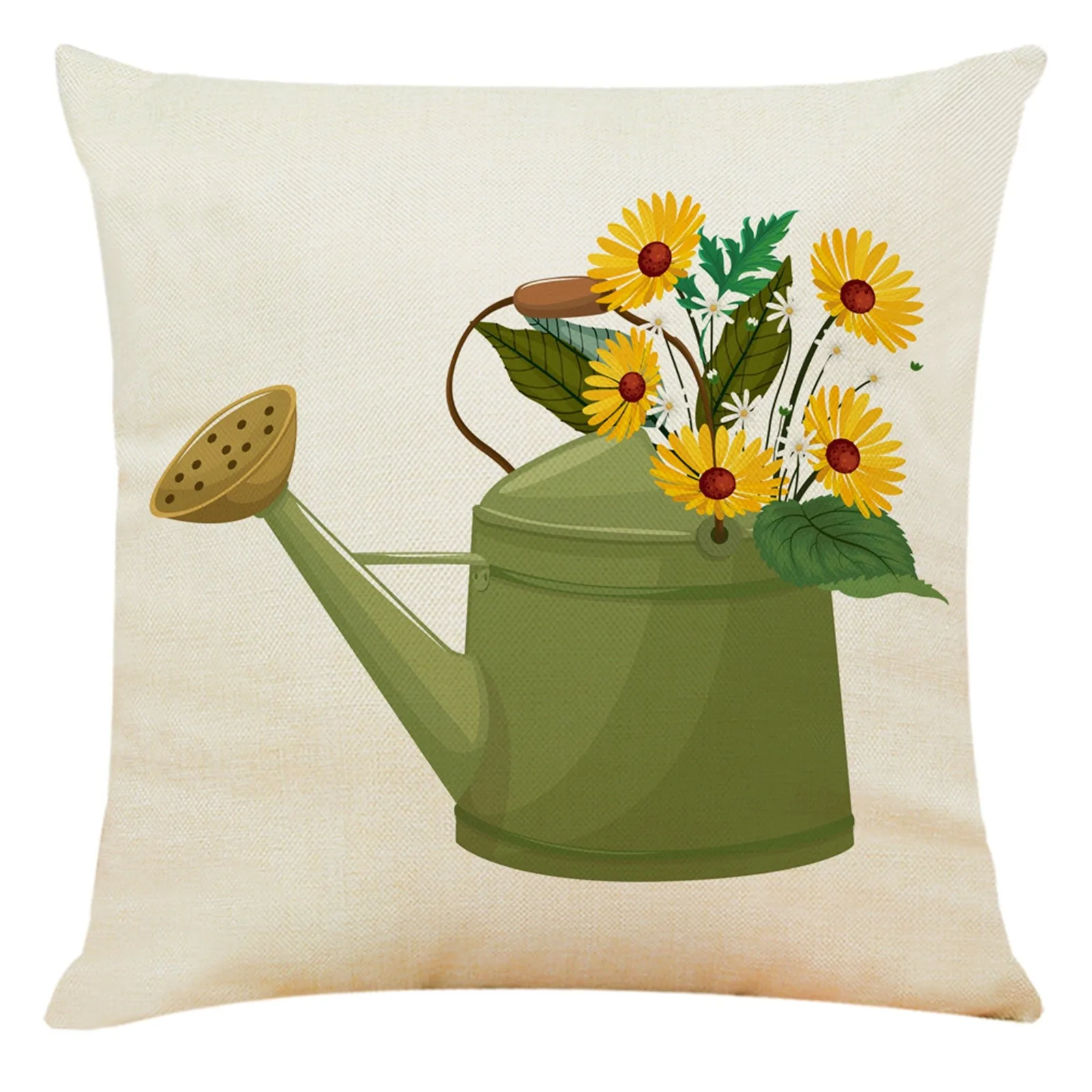 Домашний декор наволочка красивая серия растений для подушки чехол диванной