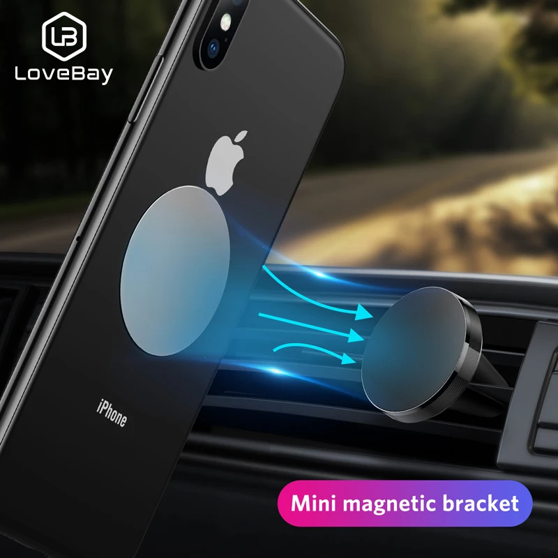 Магнитный держатель для телефона Lovebay подставка Iphone в автомобиле крепление на