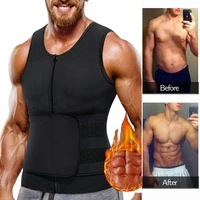 men waist trainer corset workout trimmer girdle slimming body shaper vest weight loss sauna sweat belt gym fat burner fajas top