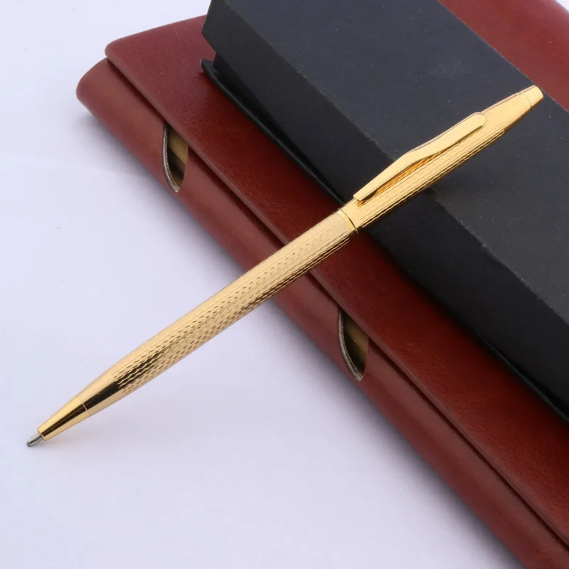 

luxury high quality Twist Wave pattern drawing ink METAL Ballpoint Pen Stationery Office school supplies new