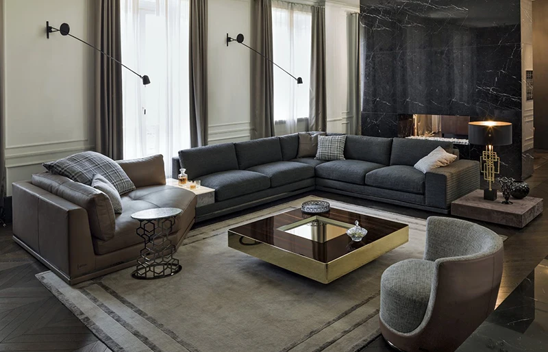 Пользовательские Уникальный гостиной современный новый деревянный центральный