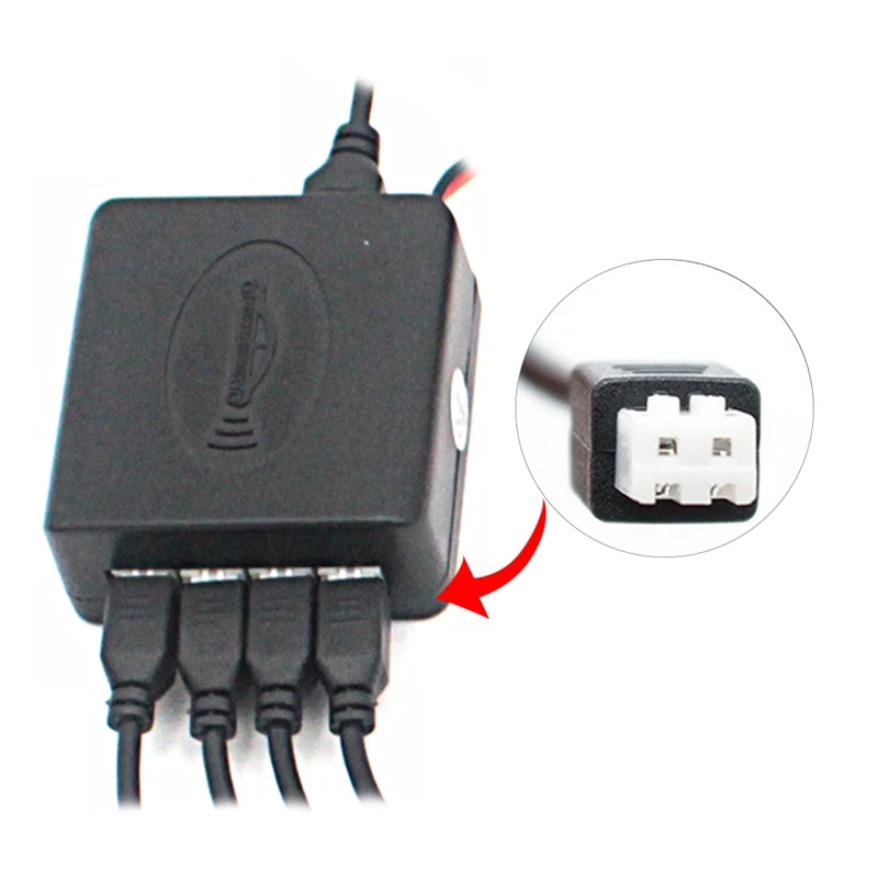 

4 Sensors Car Flat Parking Sensor Crescent Auto Reverse Backup Detector System with LED Display for Cars