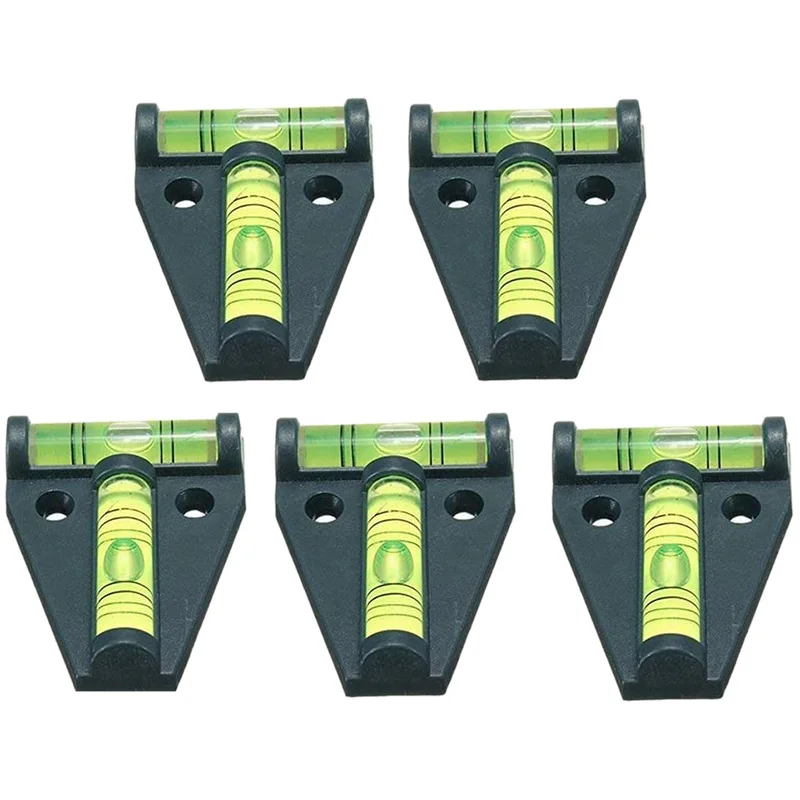 

5 x RV T Spirit Level, Cross Check Bubble Level for RVs, Tripods, Machines, Furniture, Trailers