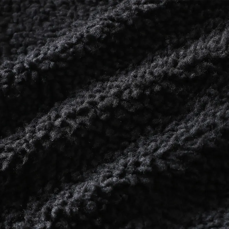 Модная мужская куртка в британском стиле черная Высококачественная Толстая