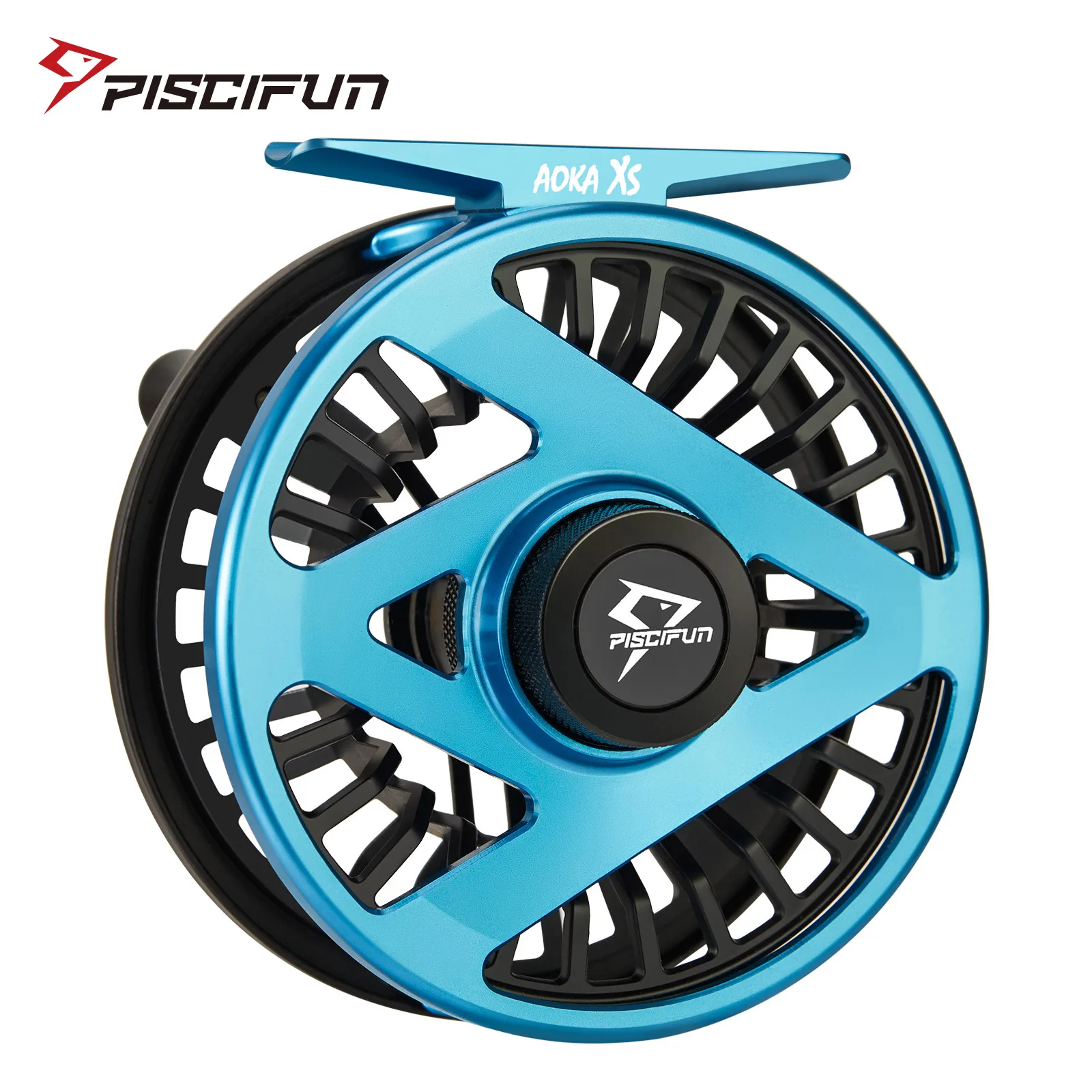 

Piscifun AOKA XS Fly Fishing Reel Alumimum Alloy Body Sealed Double Click Carbon Fiber Drag System CNC Machined (Blue)