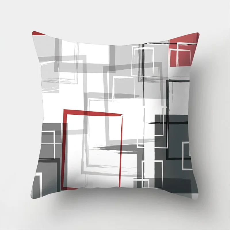 Ярким геометрическим узором Декоративная Подушка Наволочка Чехол для подушки из