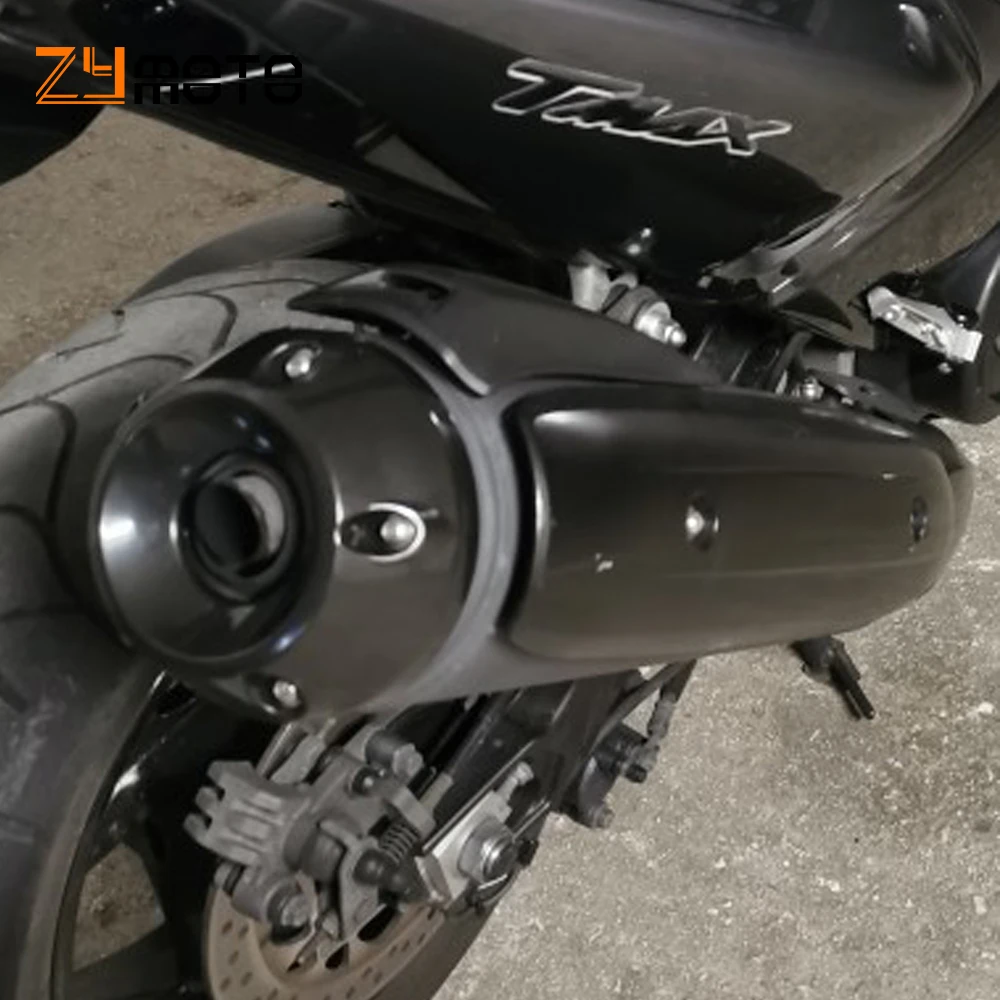 Накладка на выхлопную трубу мотоцикла T max для защиты крыла для Yamaha XP500 tmax500 tmax530 Tmax 500 530 2012 2013 2014 2015 2016.