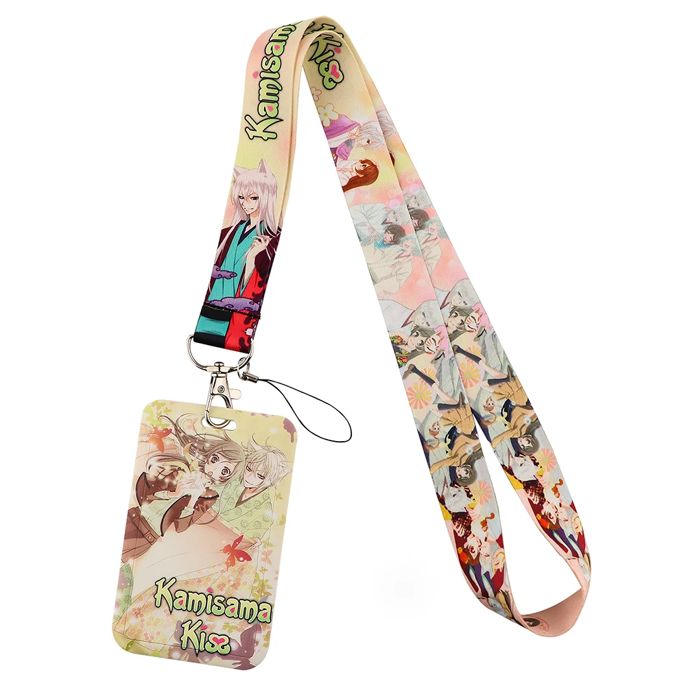 

CB1178 Japanese Anime kamisama Cartoon Cosplay Neck Strap Lanyards ID Badge Card Holder Keychain Cell Phone Strap Gift Women Men