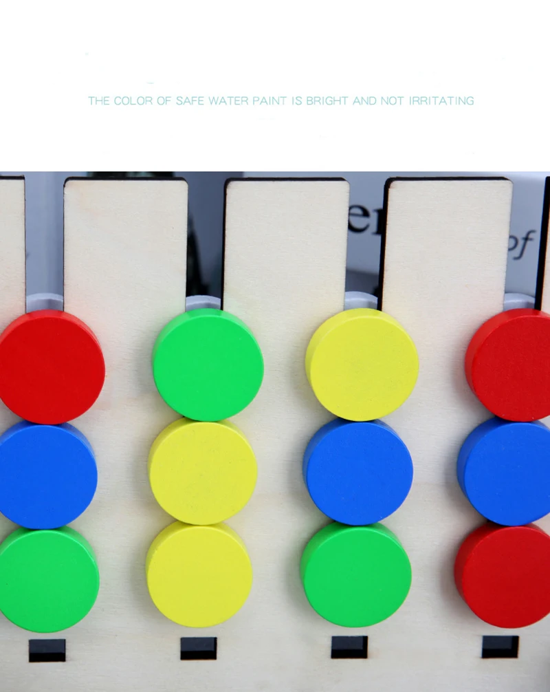 Двухсторонняя Развивающая игра Монтессори с цветами и фруктами обучающие