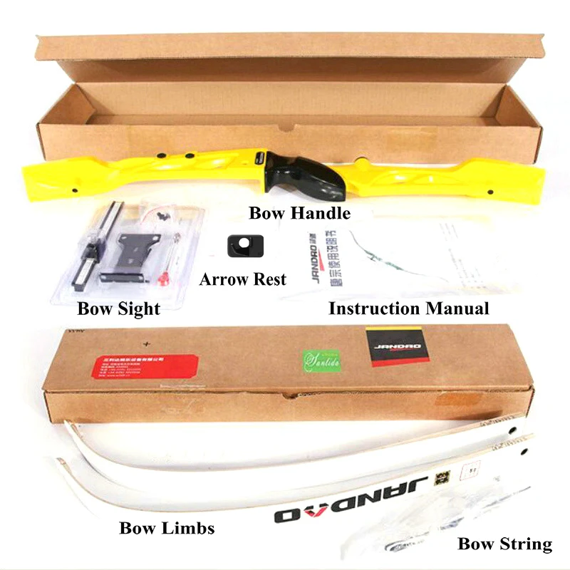 Рекурсивный лук для охоты стрельбы из лука с правой и левой ручкой 18 40 фунтов 66/68/70