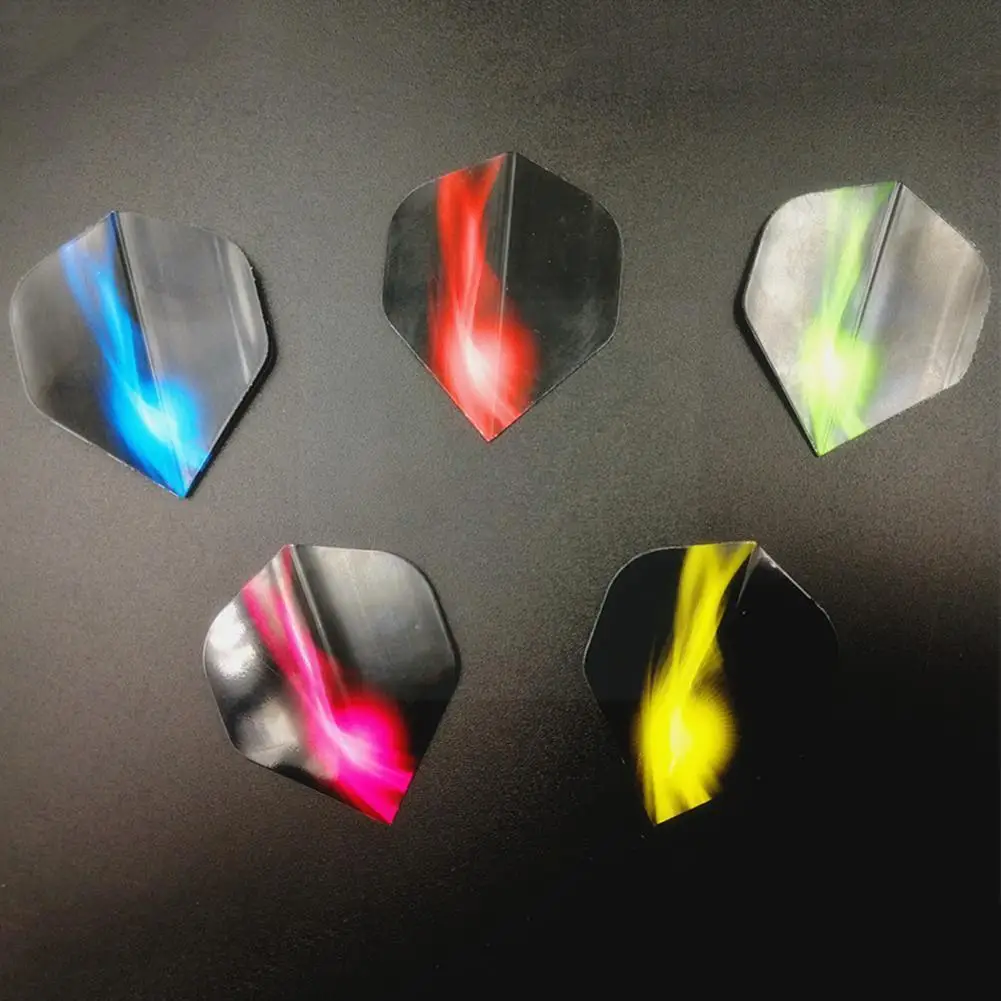 

30 Pcs Pet Dart Flights High Quality Simple Pure Black Wing Dart Replaceable Accessories Darts R6t3