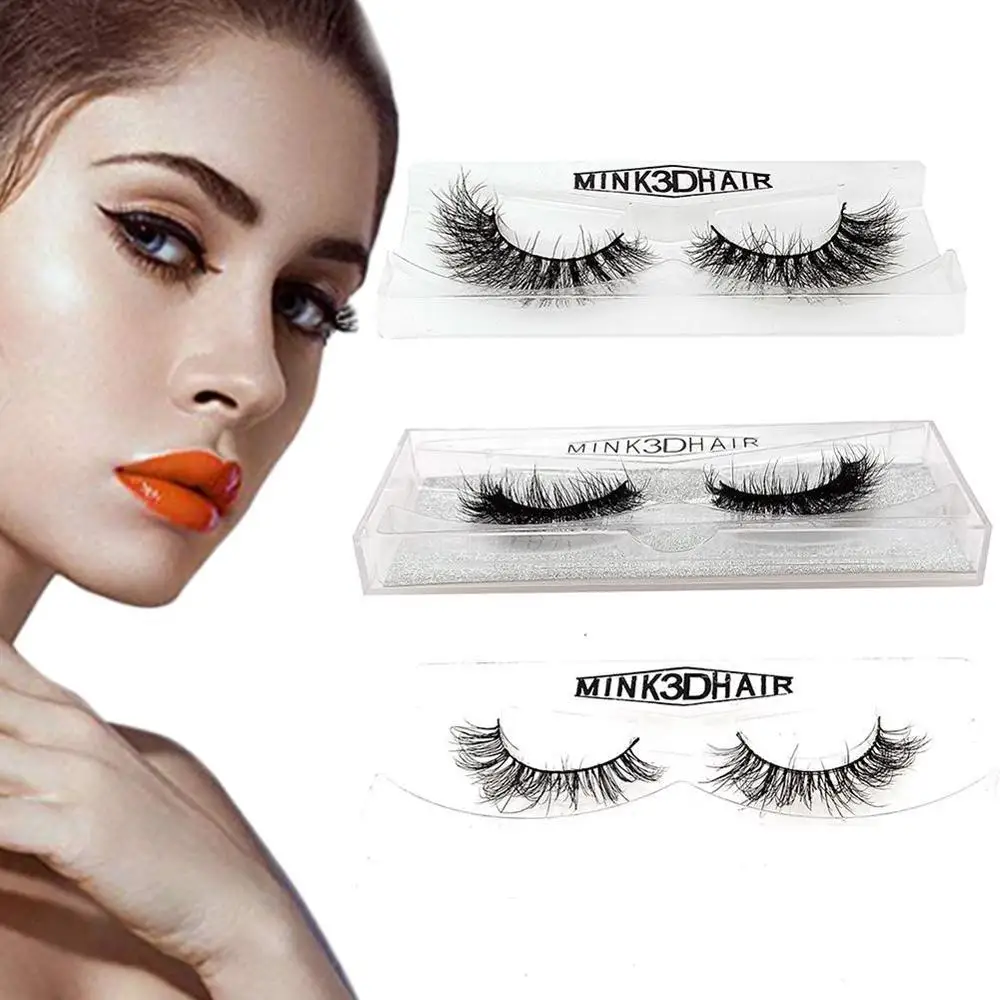 Объемные норковые накладные ресницы из норки пушистые ручной работы