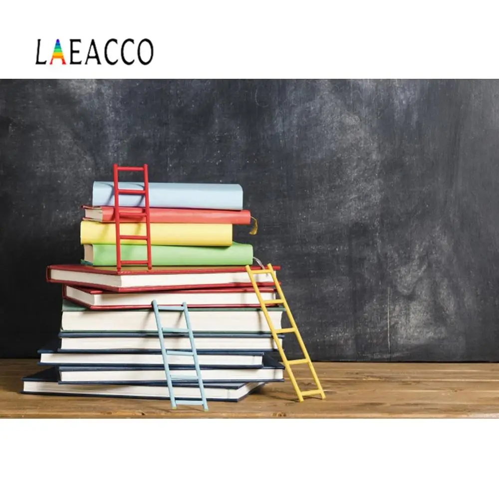 Laeacco виниловые фоны для фотосъемки доска книги выпускные назад в школу Детский